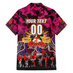 Personalized Broncos ANZAC Day Family Matching Summer Maxi Dress and Hawaiian Shirt Australian Army - Lest We Forget