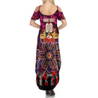 Personalized Broncos ANZAC Day Family Matching Summer Maxi Dress and Hawaiian Shirt Australian Army - Lest We Forget