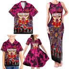 Personalized Broncos ANZAC Day Family Matching Tank Maxi Dress and Hawaiian Shirt Australian Army - Lest We Forget