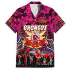 Personalized Broncos ANZAC Day Hawaiian Shirt Australian Army - Lest We Forget