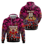 Personalized Broncos ANZAC Day Hoodie Australian Army - Lest We Forget