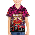 Personalized Broncos ANZAC Day Kid Hawaiian Shirt Australian Army - Lest We Forget
