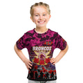 Personalized Broncos ANZAC Day Kid T Shirt Australian Army - Lest We Forget