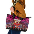 Broncos ANZAC Day Leather Tote Bag Australian Army - Lest We Forget