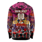Personalized Broncos ANZAC Day Long Sleeve Shirt Australian Army - Lest We Forget