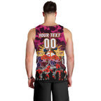Personalized Broncos ANZAC Day Men Tank Top Australian Army - Lest We Forget
