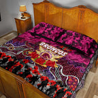 Broncos ANZAC Day Quilt Bed Set Australian Army - Lest We Forget