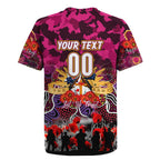 Personalized Broncos ANZAC Day Rugby Jersey Australian Army - Lest We Forget
