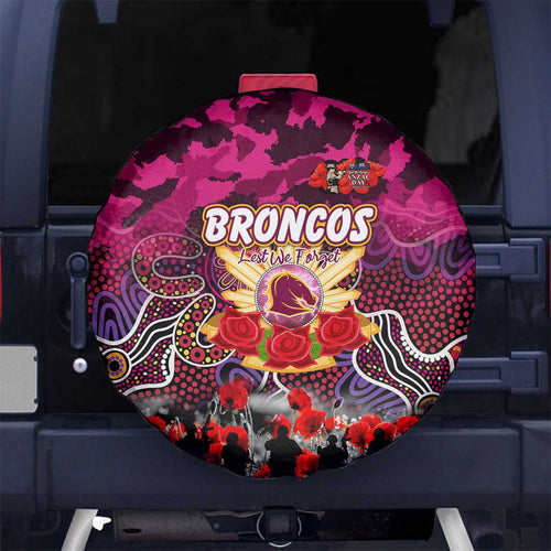 Broncos ANZAC Day Spare Tire Cover Australian Army - Lest We Forget