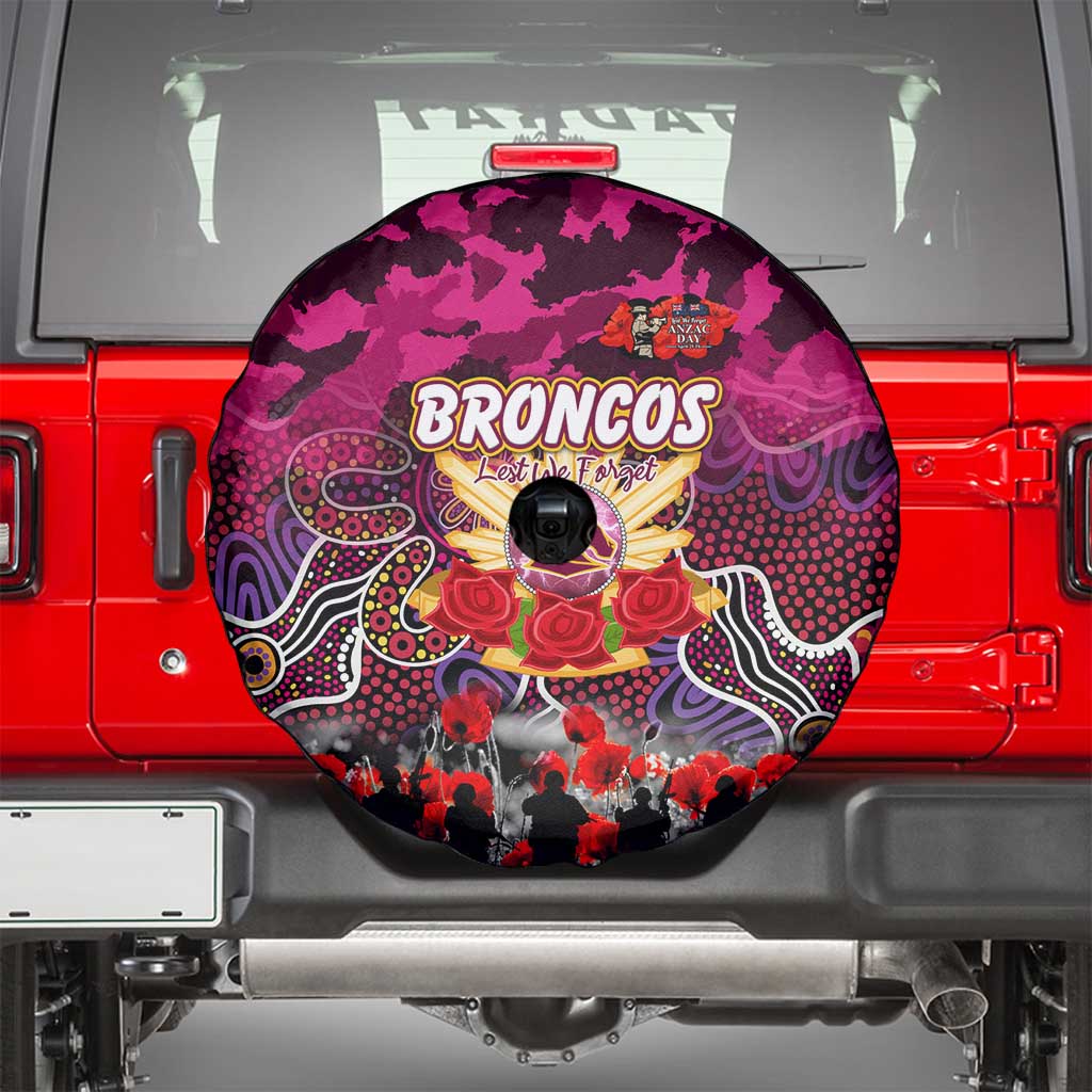Broncos ANZAC Day Spare Tire Cover Australian Army - Lest We Forget