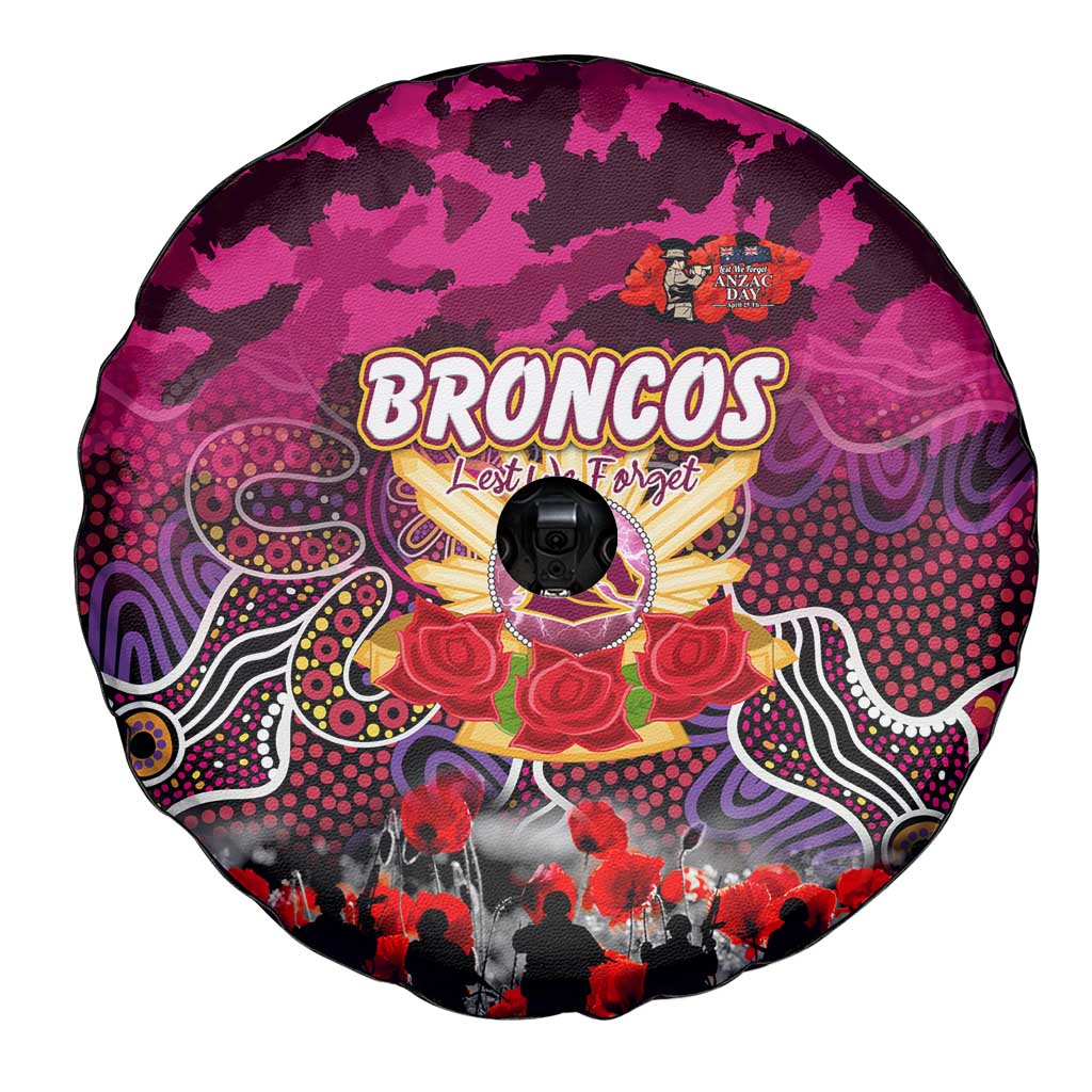 Broncos ANZAC Day Spare Tire Cover Australian Army - Lest We Forget