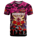 Personalized Broncos ANZAC Day T Shirt Australian Army - Lest We Forget