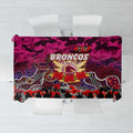 Broncos ANZAC Day Tablecloth Australian Army - Lest We Forget