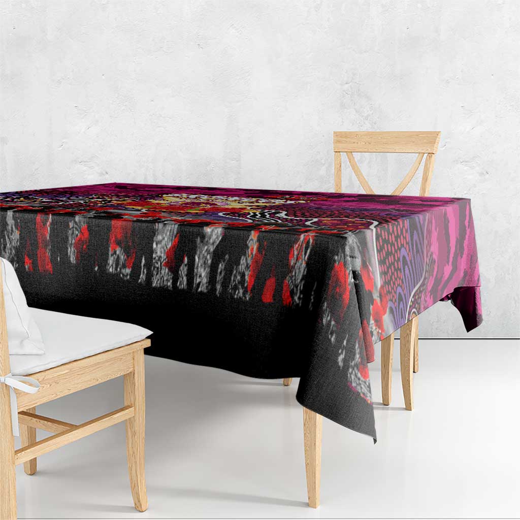 Broncos ANZAC Day Tablecloth Australian Army - Lest We Forget