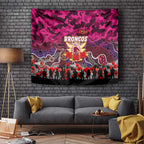 Broncos ANZAC Day Tapestry Australian Army - Lest We Forget