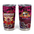 Personalized Broncos ANZAC Day Tumbler Cup Australian Army - Lest We Forget
