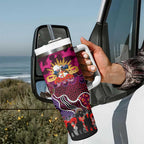 Personalized Broncos ANZAC Day Tumbler With Handle Australian Army - Lest We Forget
