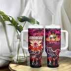 Personalized Broncos ANZAC Day Tumbler With Handle Australian Army - Lest We Forget