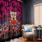Broncos ANZAC Day Window Curtain Australian Army - Lest We Forget