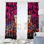 Broncos ANZAC Day Window Curtain Australian Army - Lest We Forget