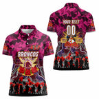 Personalized Broncos ANZAC Day Women Polo Shirt Australian Army - Lest We Forget