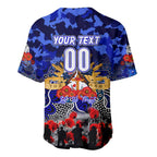 Personalized Bulldogs ANZAC Day Baseball Jersey Australian Army - Lest We Forget