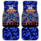 Bulldogs ANZAC Day Car Mats Australian Army - Lest We Forget
