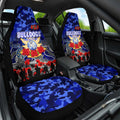 Bulldogs ANZAC Day Car Seat Cover Australian Army - Lest We Forget