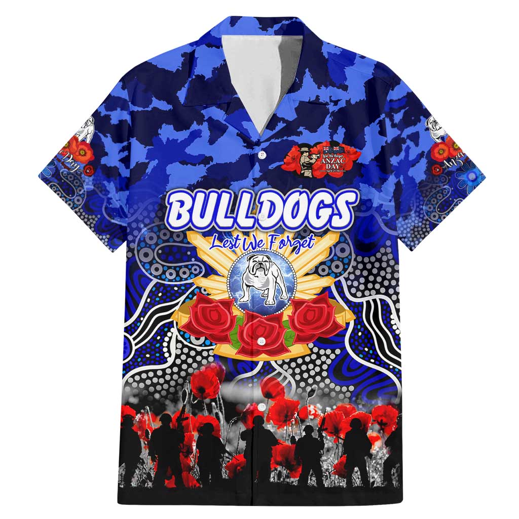 Personalized Bulldogs ANZAC Day Family Matching Mermaid Dress and Hawaiian Shirt Australian Army - Lest We Forget