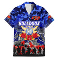 Personalized Bulldogs ANZAC Day Family Matching Mermaid Dress and Hawaiian Shirt Australian Army - Lest We Forget