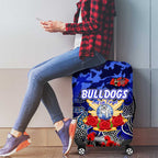 Bulldogs ANZAC Day Luggage Cover Australian Army - Lest We Forget