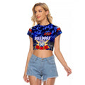 Personalized Bulldogs ANZAC Day Raglan Cropped T Shirt Australian Army - Lest We Forget