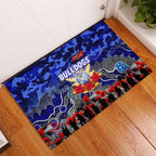 Bulldogs ANZAC Day Rubber Doormat Australian Army - Lest We Forget