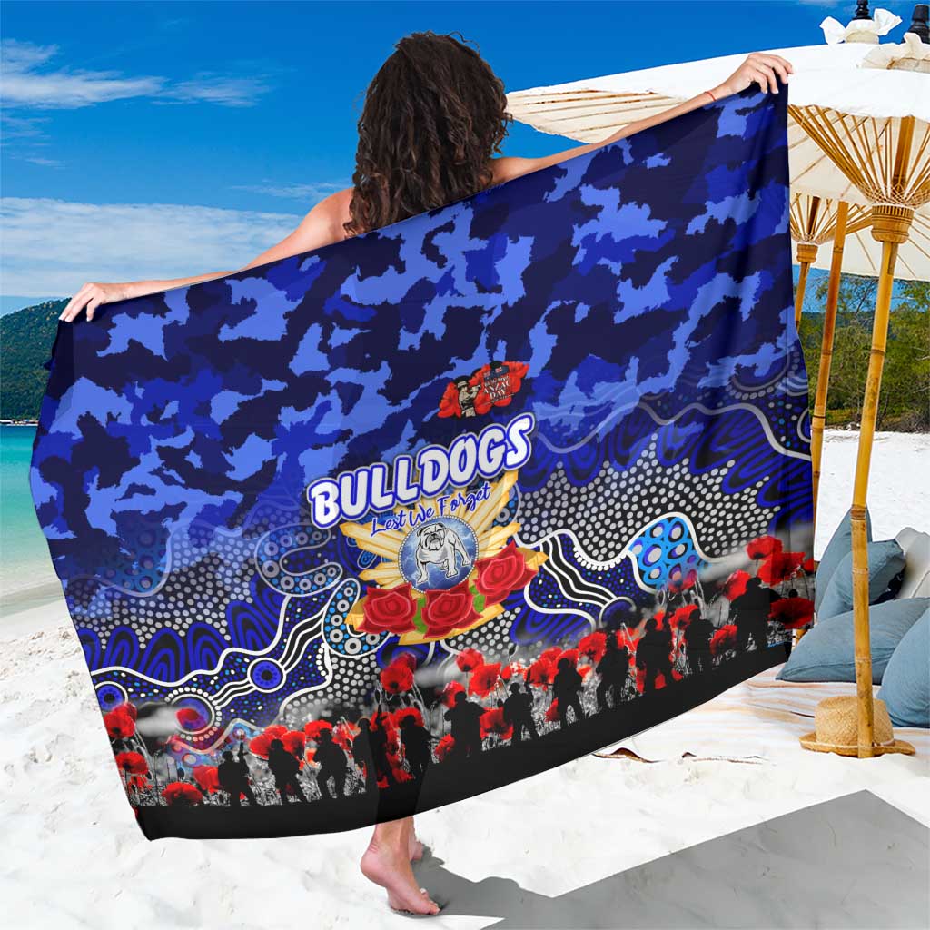 Bulldogs ANZAC Day Sarong Australian Army - Lest We Forget