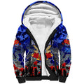 Personalized Bulldogs ANZAC Day Sherpa Hoodie Australian Army - Lest We Forget