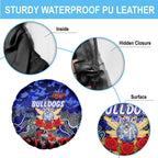 Bulldogs ANZAC Day Spare Tire Cover Australian Army - Lest We Forget