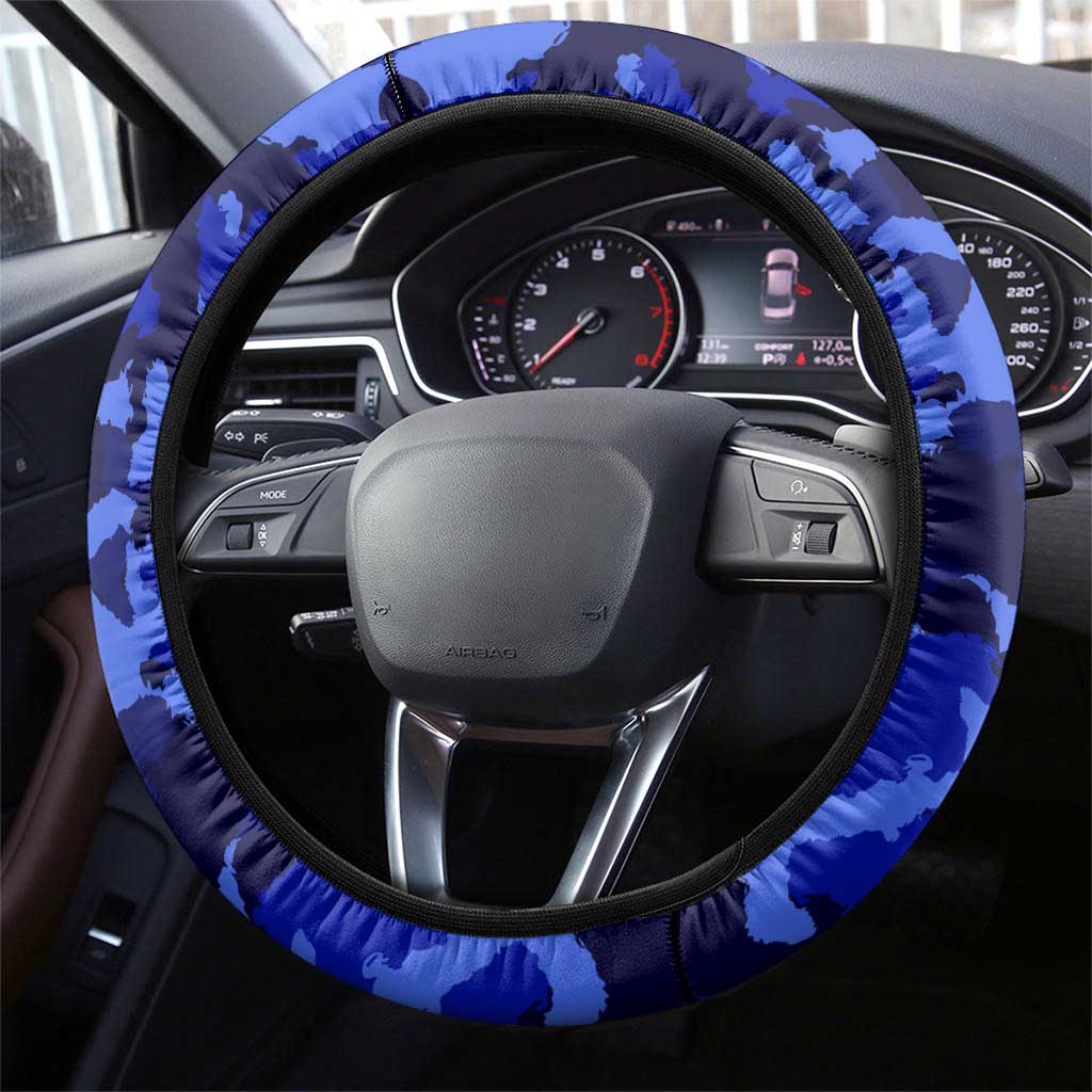 Bulldogs ANZAC Day Steering Wheel Cover Australian Army - Lest We Forget