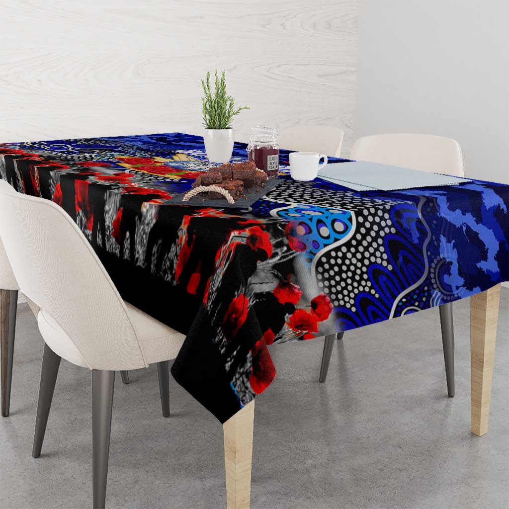 Bulldogs ANZAC Day Tablecloth Australian Army - Lest We Forget