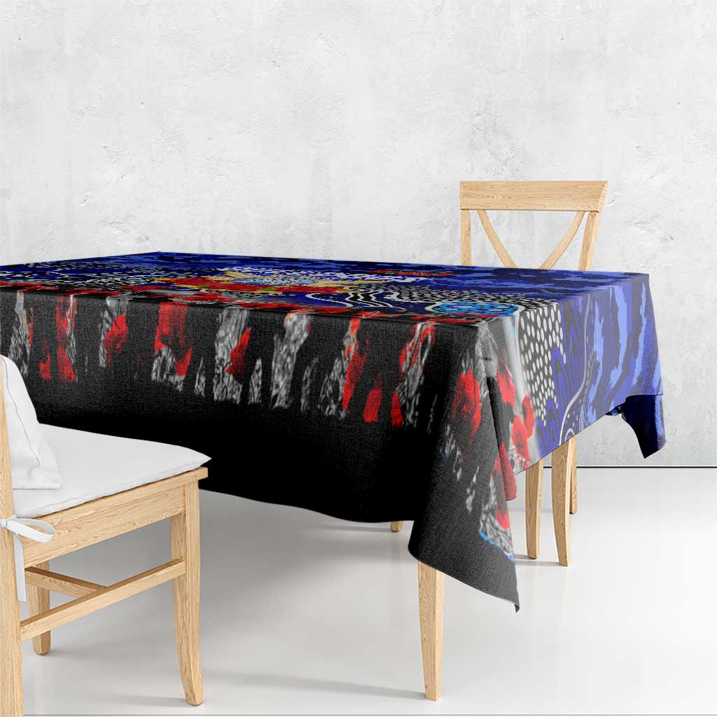 Bulldogs ANZAC Day Tablecloth Australian Army - Lest We Forget