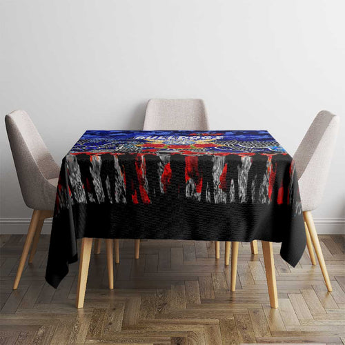 Bulldogs ANZAC Day Tablecloth Australian Army - Lest We Forget