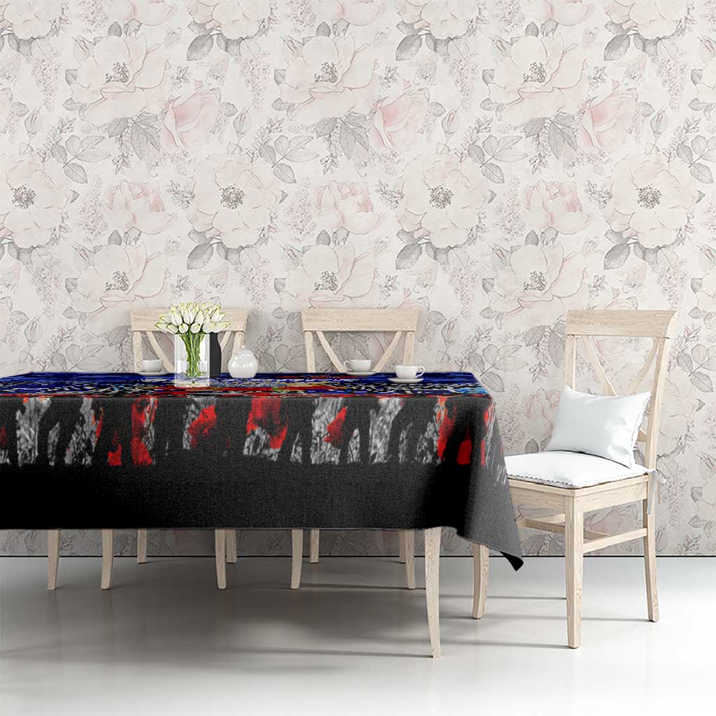 Bulldogs ANZAC Day Tablecloth Australian Army - Lest We Forget