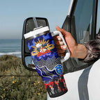 Personalized Bulldogs ANZAC Day Tumbler With Handle Australian Army - Lest We Forget
