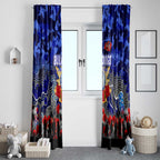 Bulldogs ANZAC Day Window Curtain Australian Army - Lest We Forget