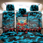 Sharks ANZAC Day Back Car Seat Cover Australian Army - Lest We Forget