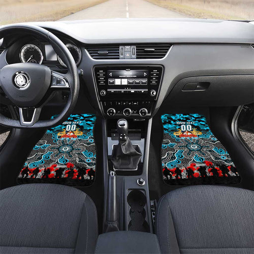 Sharks ANZAC Day Car Mats Australian Army - Lest We Forget