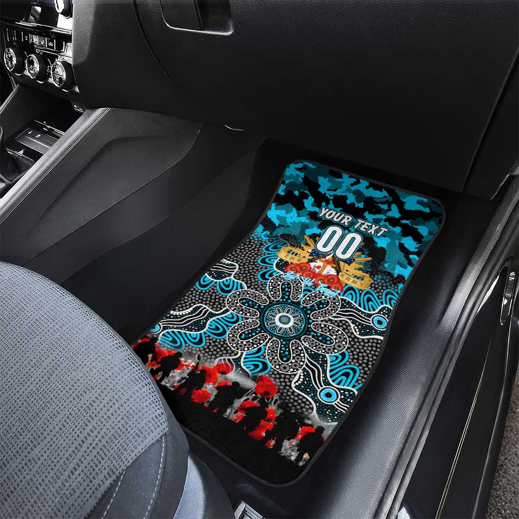 Sharks ANZAC Day Car Mats Australian Army - Lest We Forget
