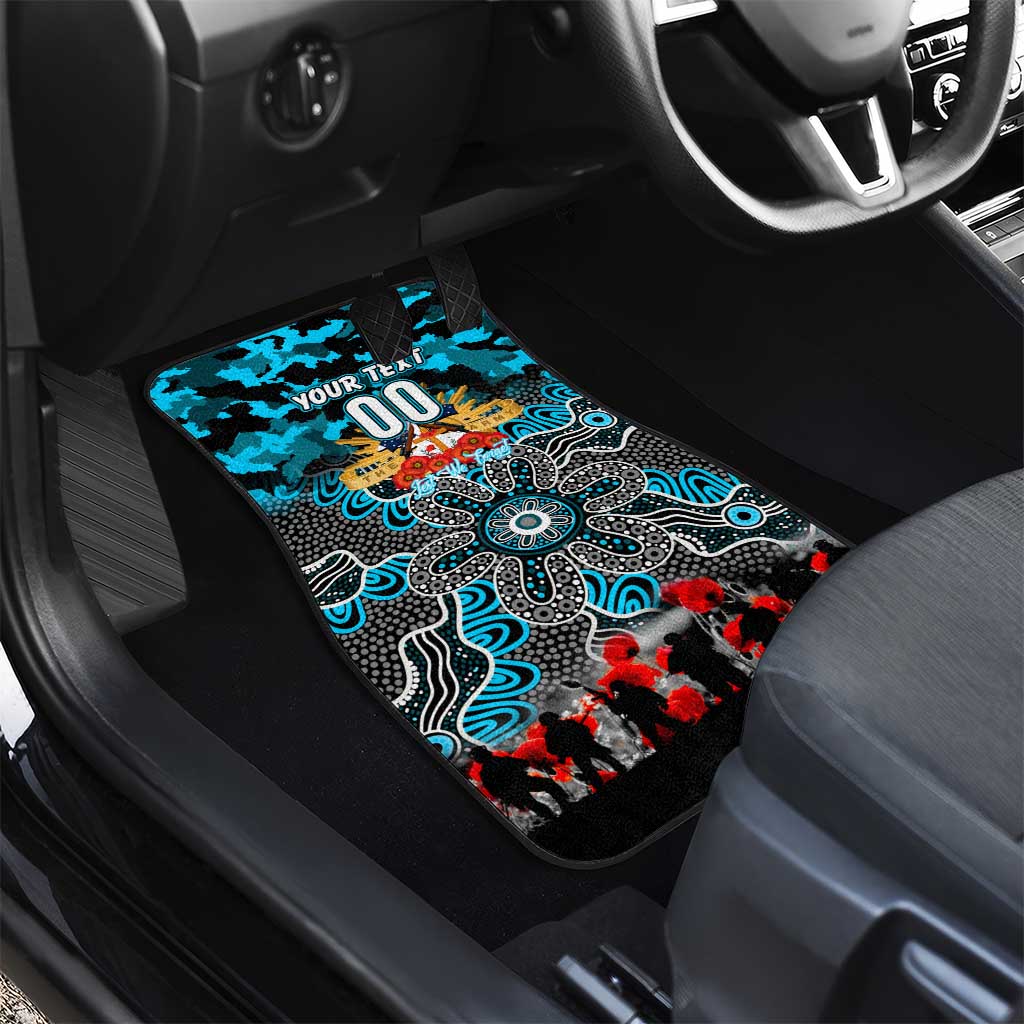 Sharks ANZAC Day Car Mats Australian Army - Lest We Forget