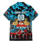 Personalized Sharks ANZAC Day Family Matching Mermaid Dress and Hawaiian Shirt Australian Army - Lest We Forget