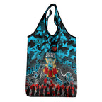 Sharks ANZAC Day Grocery Bag Australian Army - Lest We Forget