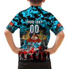 Personalized Sharks ANZAC Day Hawaiian Shirt Australian Army - Lest We Forget